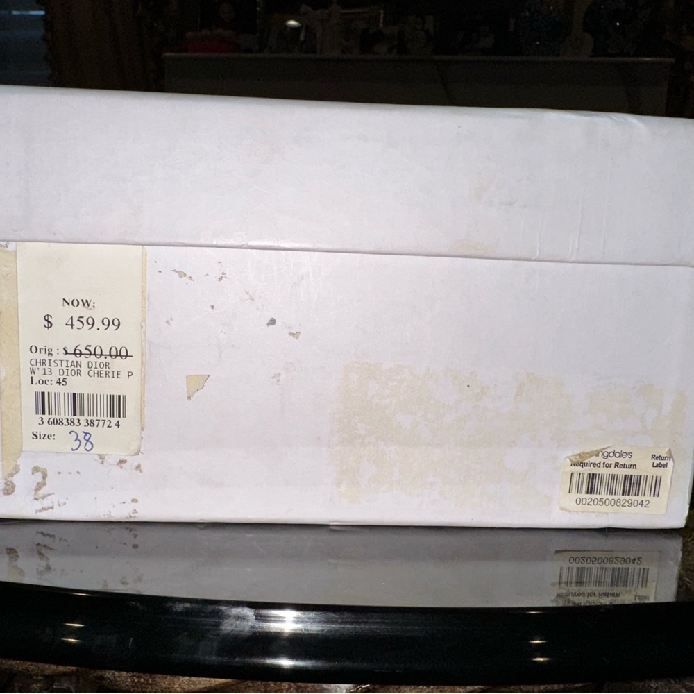 Christian Dior. DIOR CHERIE POINTY PUMP . Size 38. - Picture 8 of 12